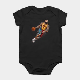 Basketball Dribble Baby Bodysuit